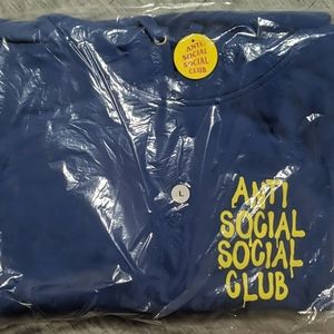 Anti Social Social Club Les Hoodie Blue